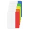 Post-it Tabs 2 in. Wide 1/5-Cut Solid Color Tabs - Assorted Colors (30/Pack)